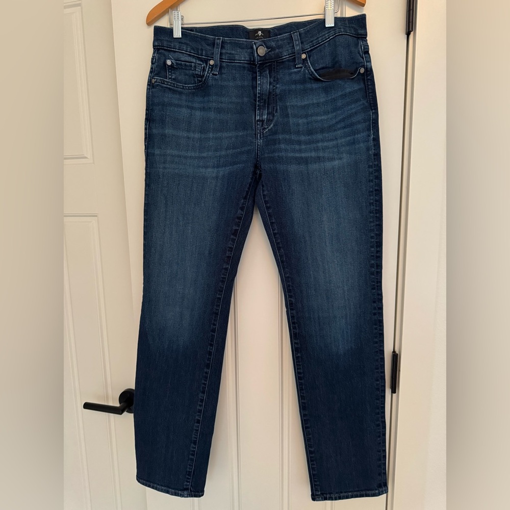 Men’s Seven For All Mankind Slimmy Jean - Dark Wash, Size 34